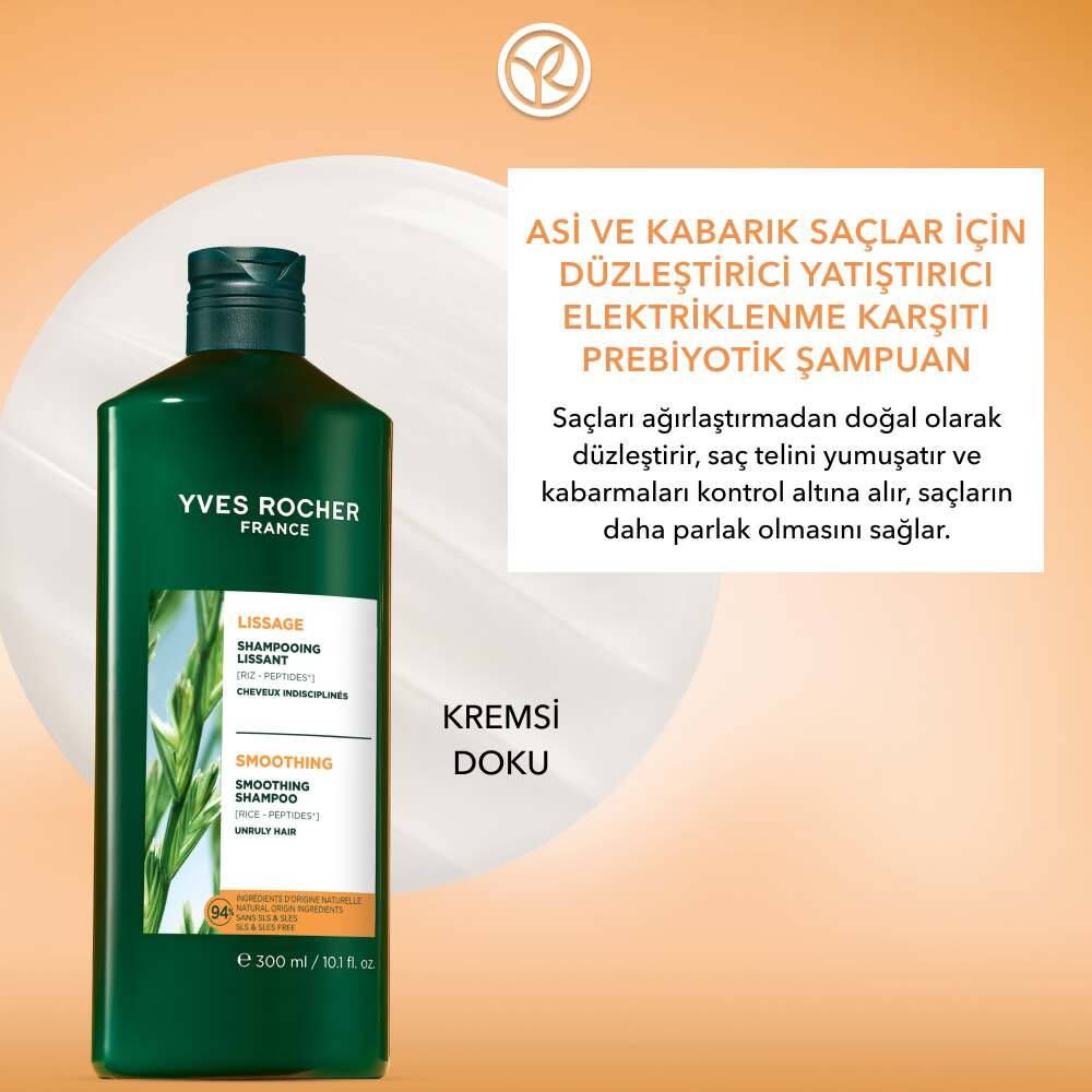 Yatıştırıcı Prebiyotik Şampuan - Asi ve Kabarık Saçlar - SLS,SLES İçermez , Vegan