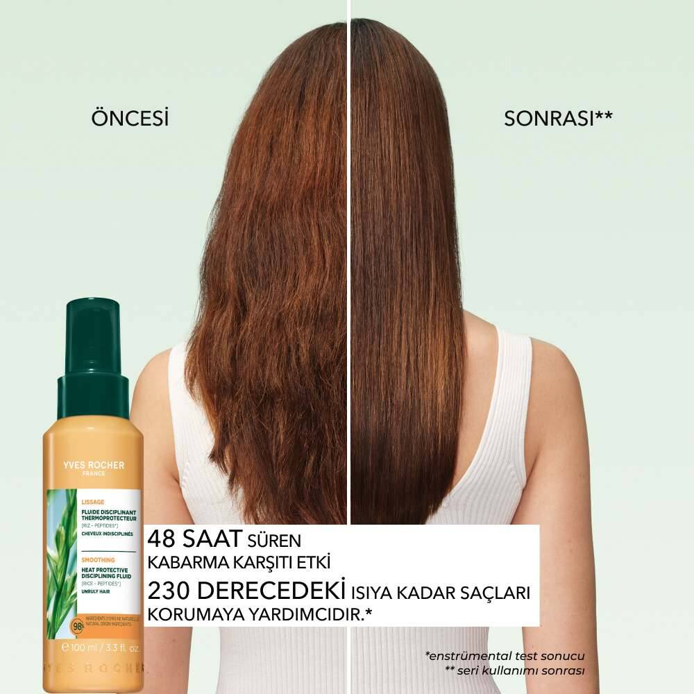 Elektriklenme Karşıtı Isı Koruyucu Prebiyotik Serum - Asi ve Kabarık Saçlar - Vegan