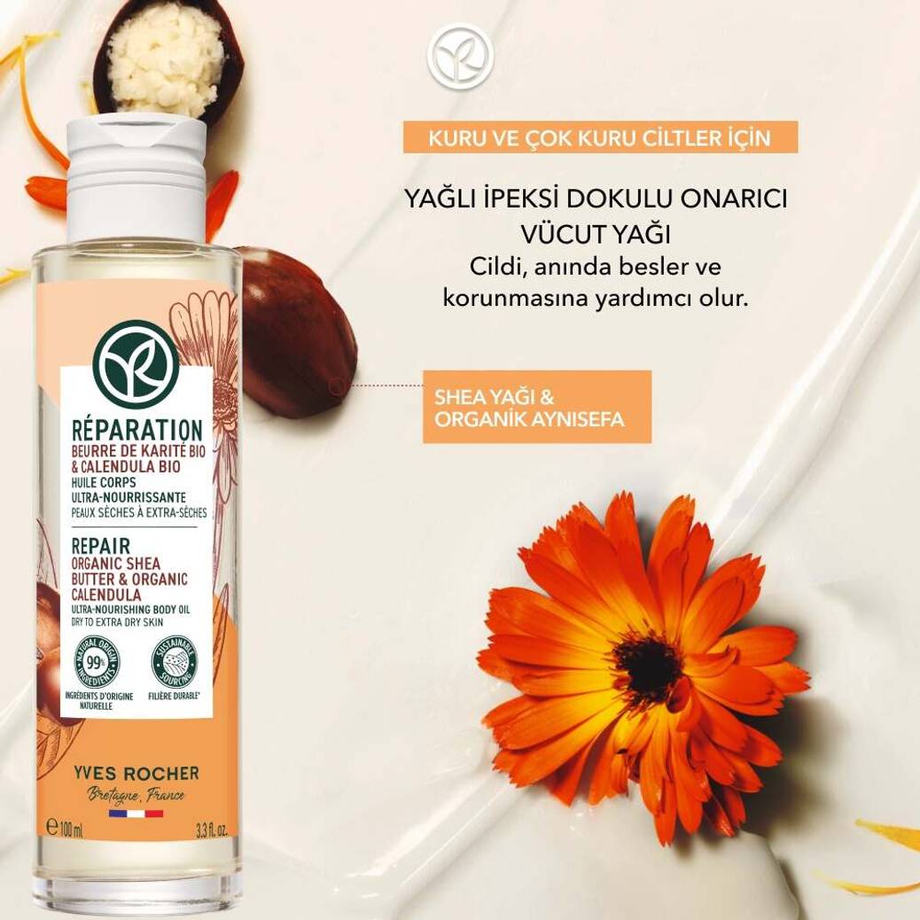 Onarıcı ve Besleyici Vücut Yağı -Shea&Aynısefa