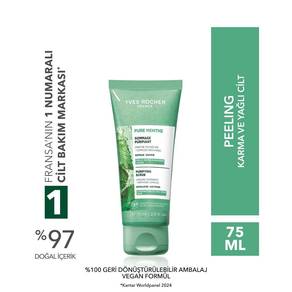 Yüz Peelingi-Karma,Yağlı, Sivilce Eğilimli Cilt-Pure Menthe Arındırıcı Botanik Kompleks