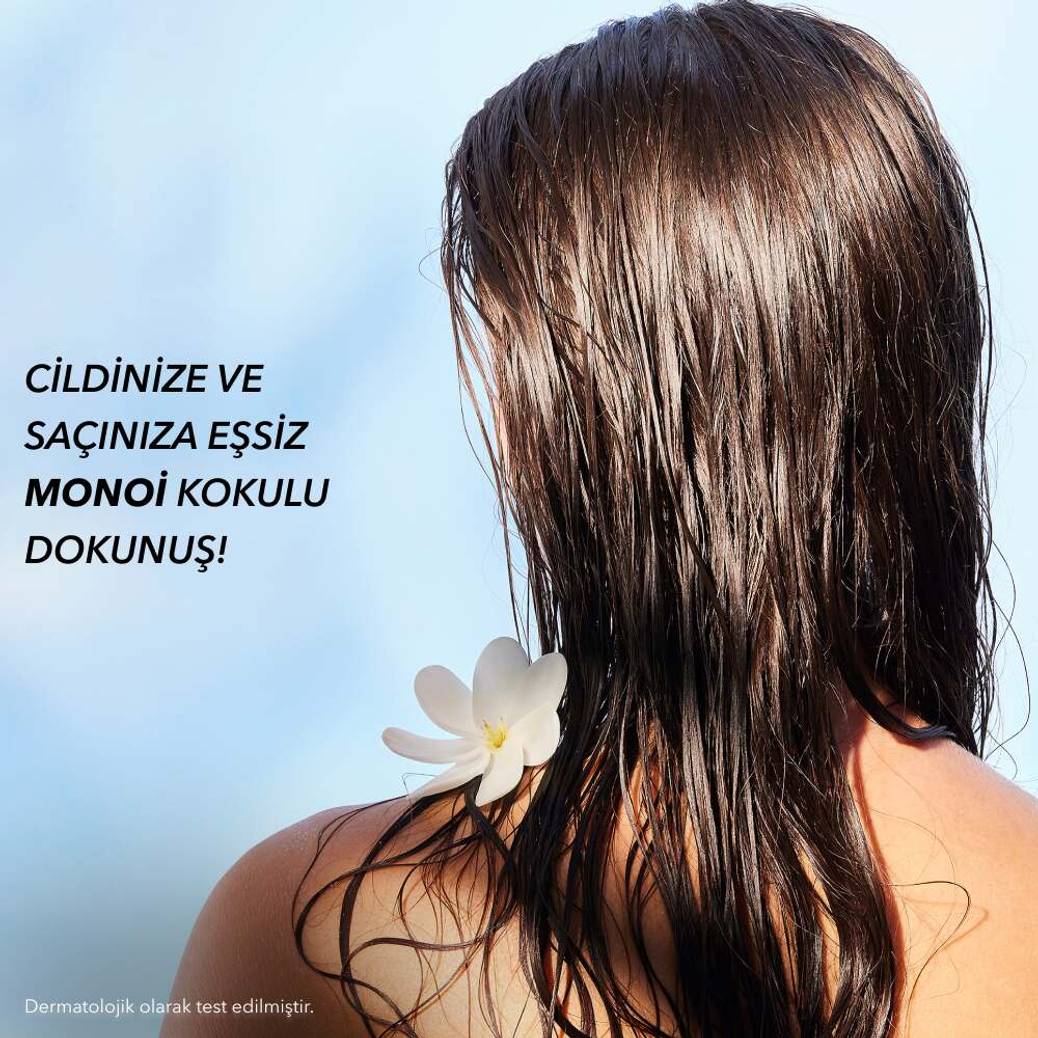 Monoi Nemlendirici Saç ve Vücut Şampuanı-Monoi de Tahiti-SLS,SLES içermez-Vegan