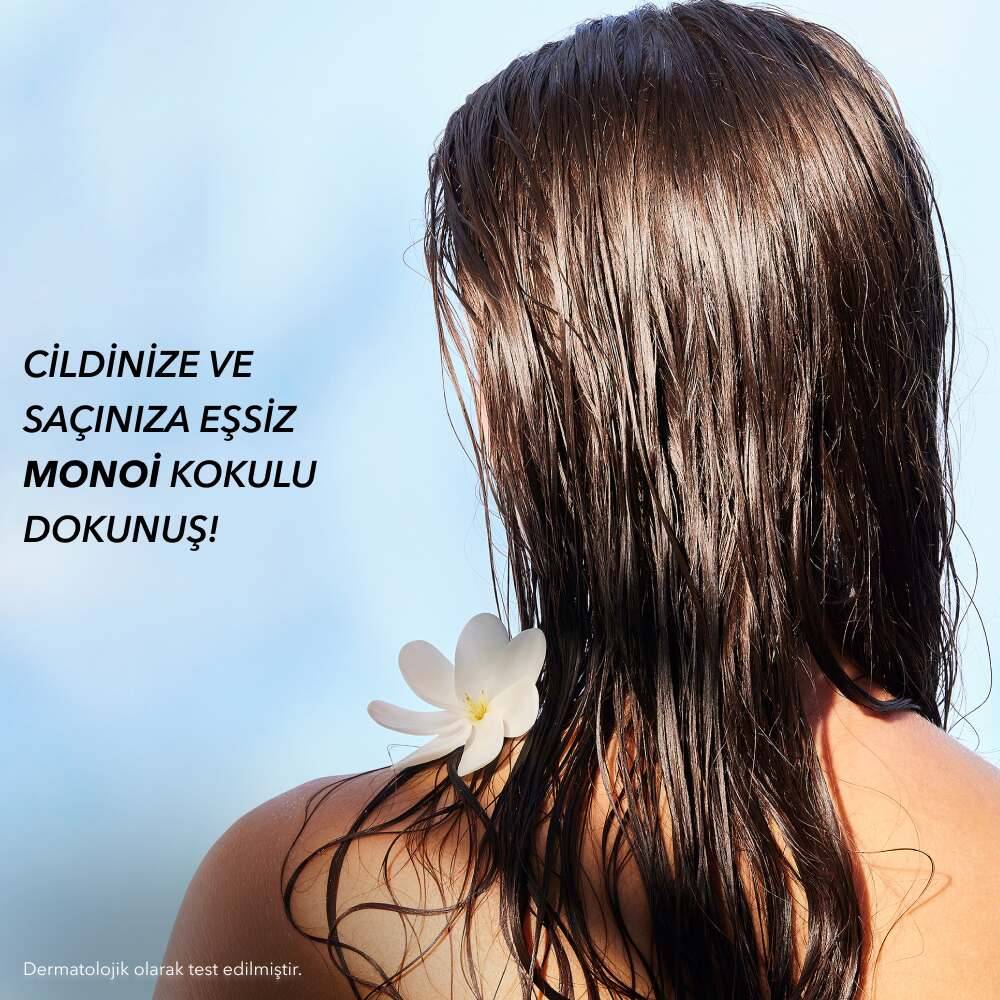 Monoi Nemlendirici Saç ve Vücut Şampuanı-Monoi de Tahiti-SLS,SLES içermez-Vegan