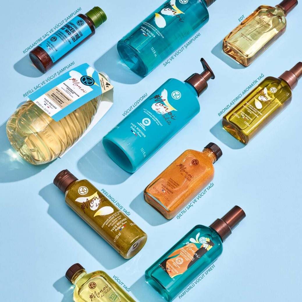 Monoi Eko Refill Yedek Saç ve Vücut Şampuanı-Monoi de Tahiti-SLS, SLES içermez-Vegan