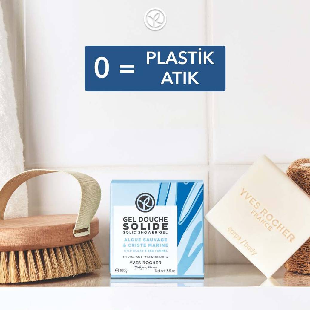 Katı Duş Jeli - Nemlendirici Serinletici Okyanus Esintisi-SLS,SLES İçermez-Vegan