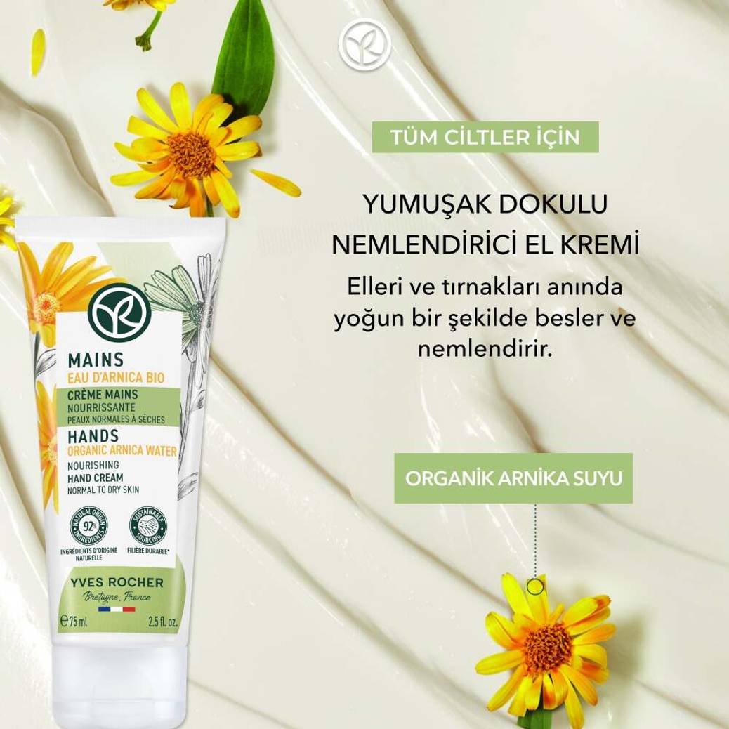 El ve Tırnak Bakım Kremi- Arnika &Pantenol&E Vitamini