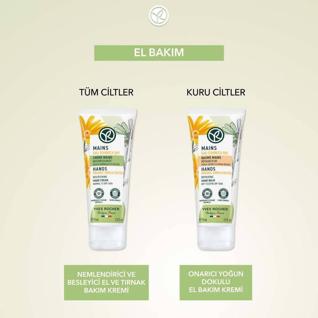 El ve Tırnak Bakım Kremi- Arnika &Pantenol&E Vitamini
