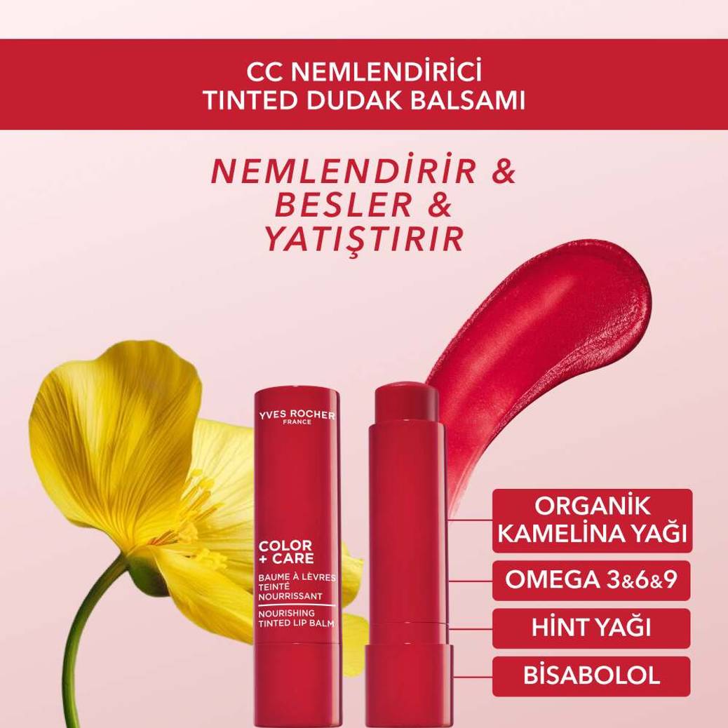 CC Nemlendirici Tinted Dudak Balsamı