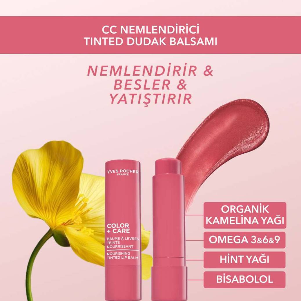 CC Nemlendirici Tinted Dudak Balsamı