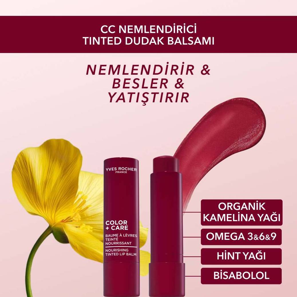 CC Nemlendirici Tinted Dudak Balsamı