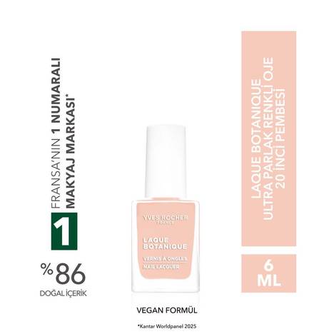 Laque Botanique Ultra Parlak Renkli Oje- Tırnak Dostu & Vegan