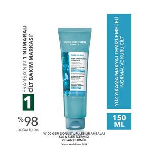 Yüz Yıkama/Makyaj Temizleme Jeli-Normal ve Kuru Cilt-Pure Algue Nemlendirici Botanik Kompleks