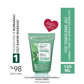 Yüz Yıkama Jeli-Karma,Yağlı,Sivilce Eğilimli Cilt-Pure Menthe Arındırıcı Botanik Kompleks