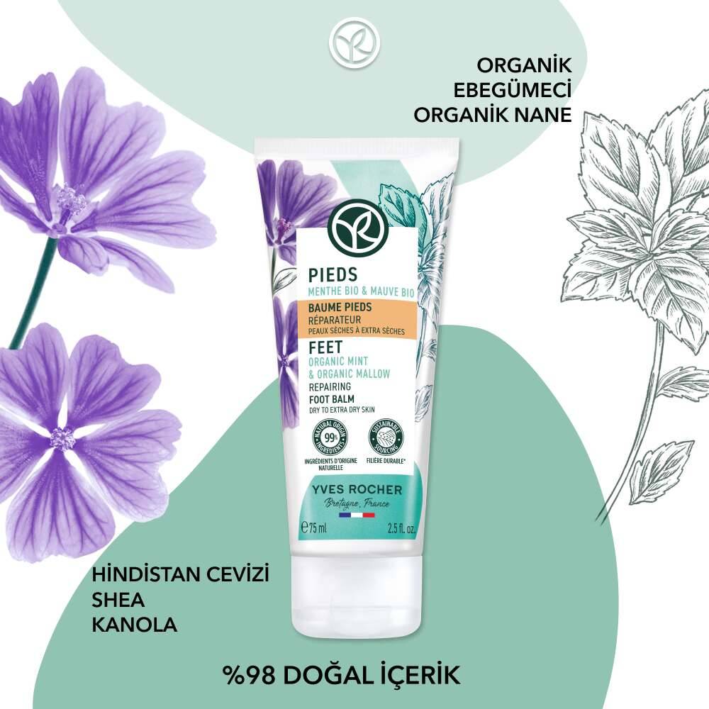 Yoğun Dokulu Ayak Bakım Kremi- Ebegümeci&Nane&Shea