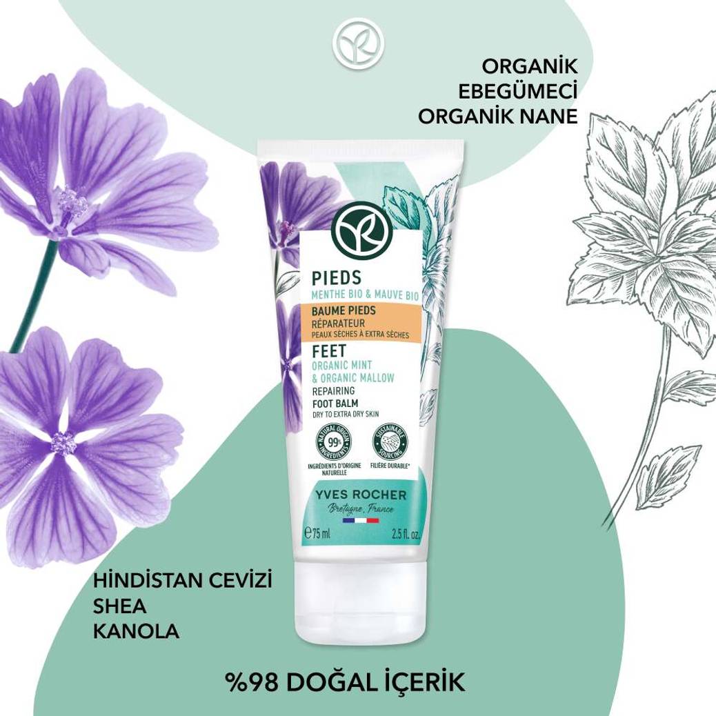 Yoğun Dokulu Ayak Bakım Kremi- Ebegümeci&Nane&Shea