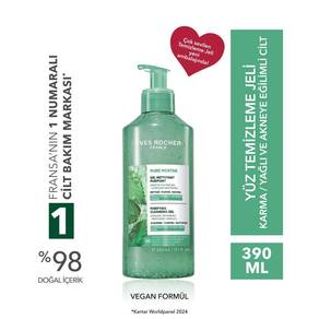 Yüz Yıkama Jeli-Karma,Yağlı,Sivilce Eğilimli Cilt-Pure Menthe Arındırıcı Botanik Kompleks