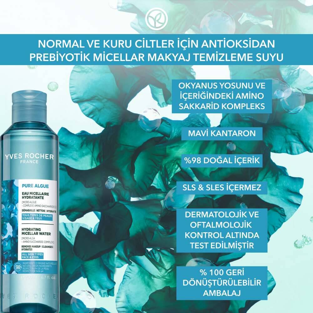 Canlandırıcı Antioksidan Prebiyotik Micellar Makyaj Temizleme Suyu