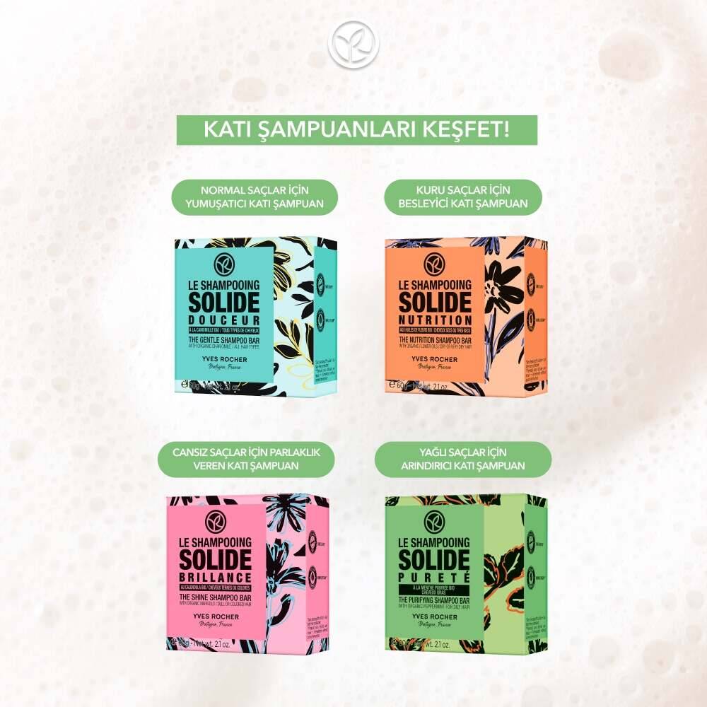 Arındırıcı Katı Şampuan - Yağlı Saçlar - SLS,SLES içermez,Tuzsuz, Vegan