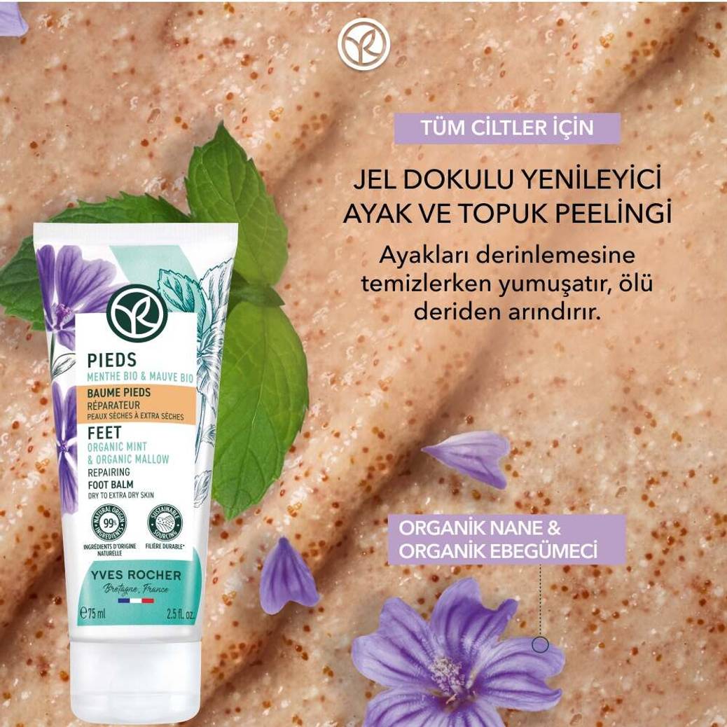 Ayak ve Topuk Peelingi- Ebegümeci&Nane