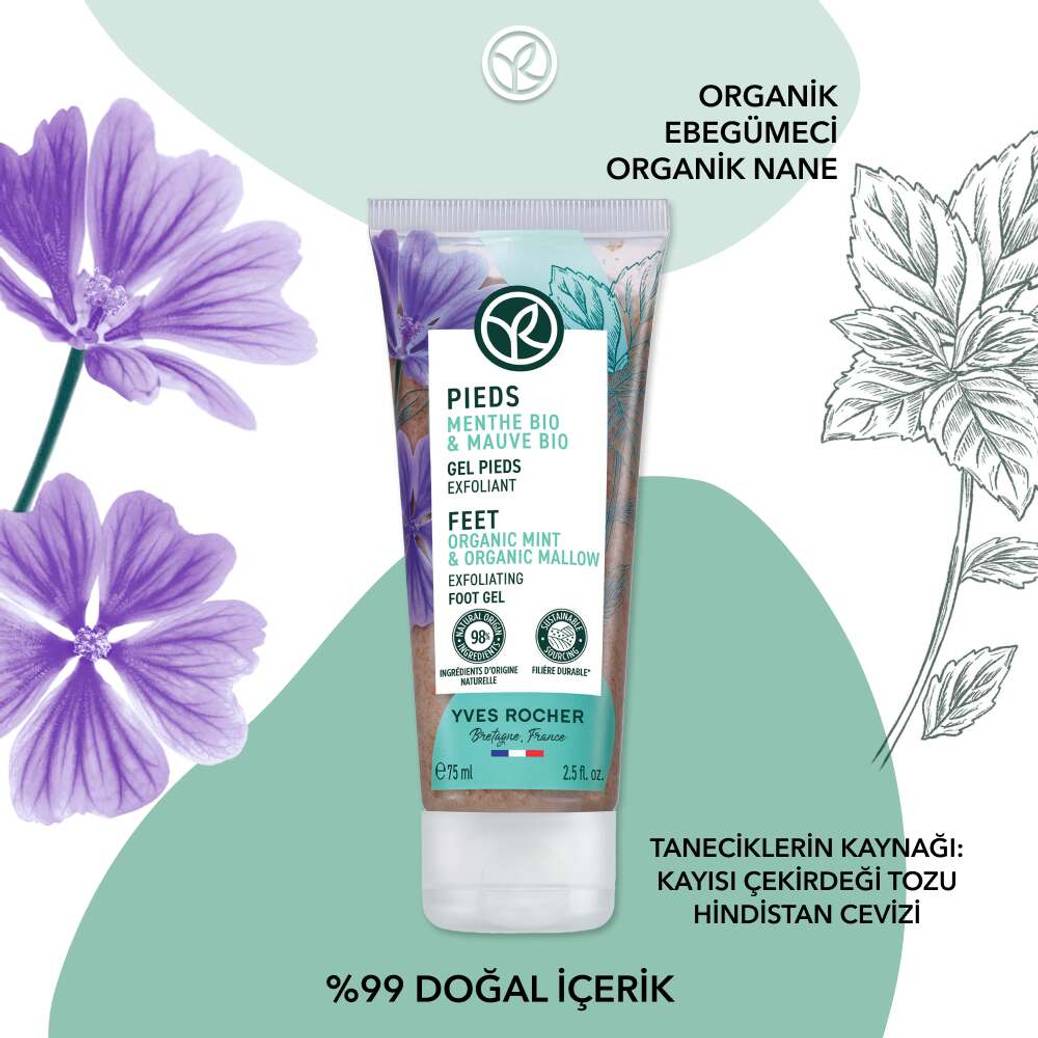 Ayak ve Topuk Peelingi- Ebegümeci&Nane
