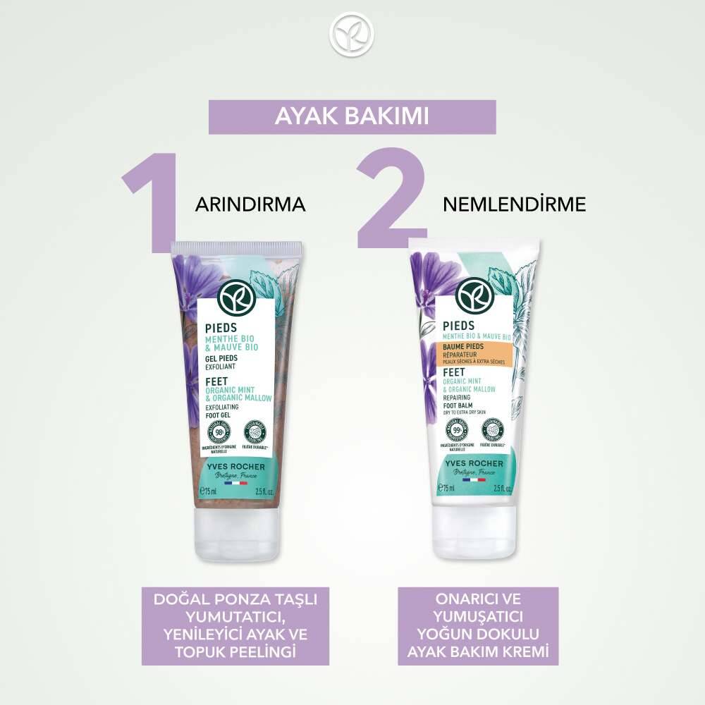 Ayak ve Topuk Peelingi- Ebegümeci&Nane