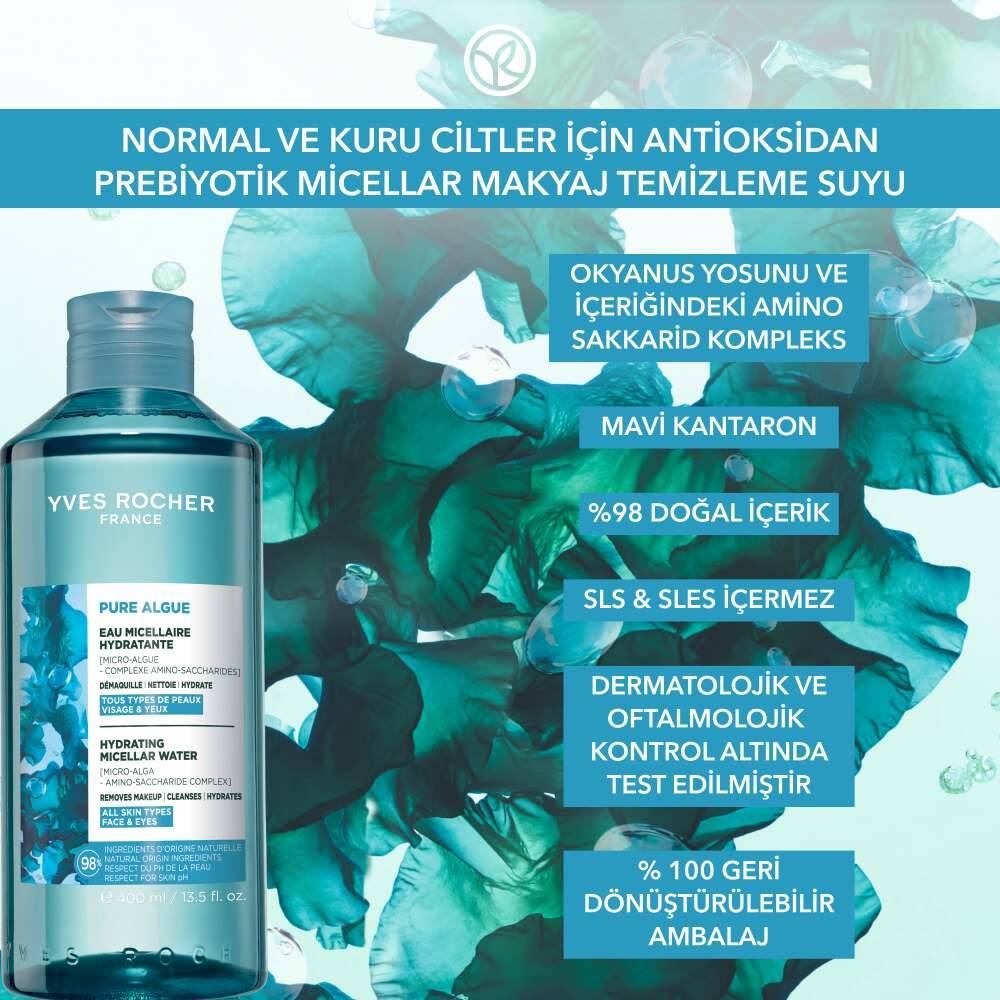 Canlandırıcı Antioksidan Prebiyotik Micellar Makyaj Temizleme Suyu