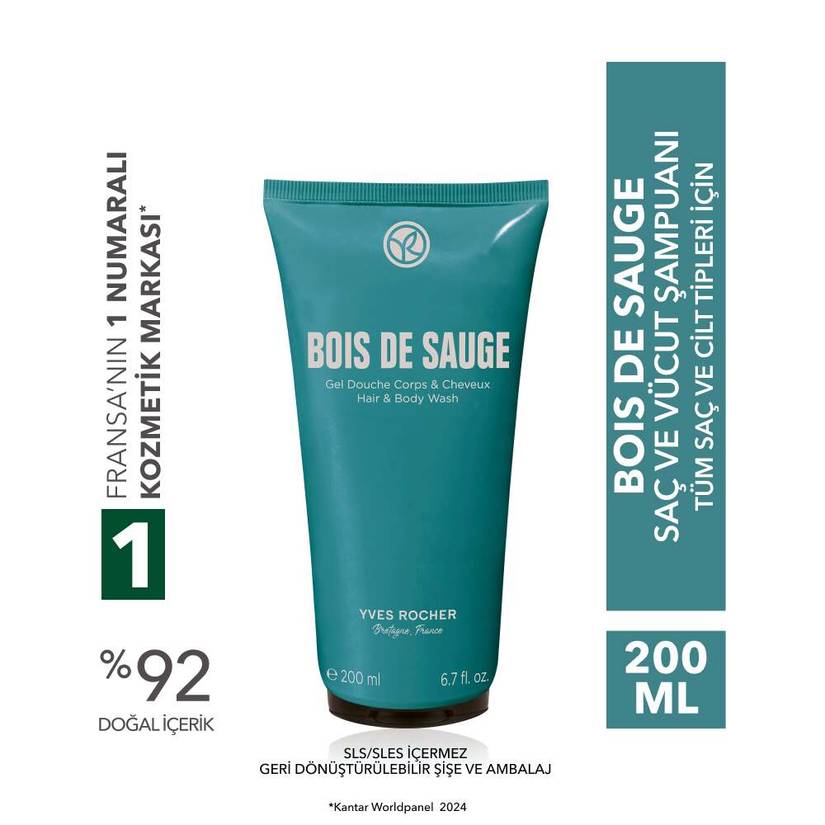 Bois de Sauge - Saç ve Vücut Şampuanı