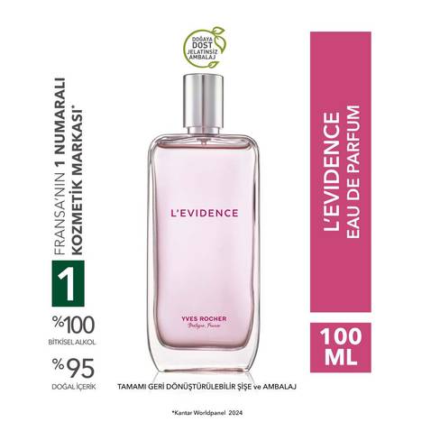 L'evidence EDP- Comme Une Evidence- Kadın Parfüm-Vegan