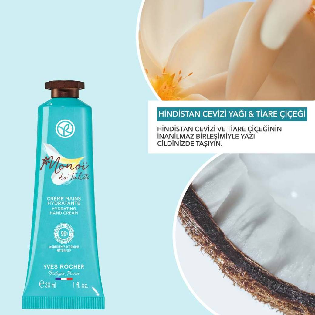 Monoi Nemlendirici Besleyici El Kremi-Monoi de Tahiti-Vegan
