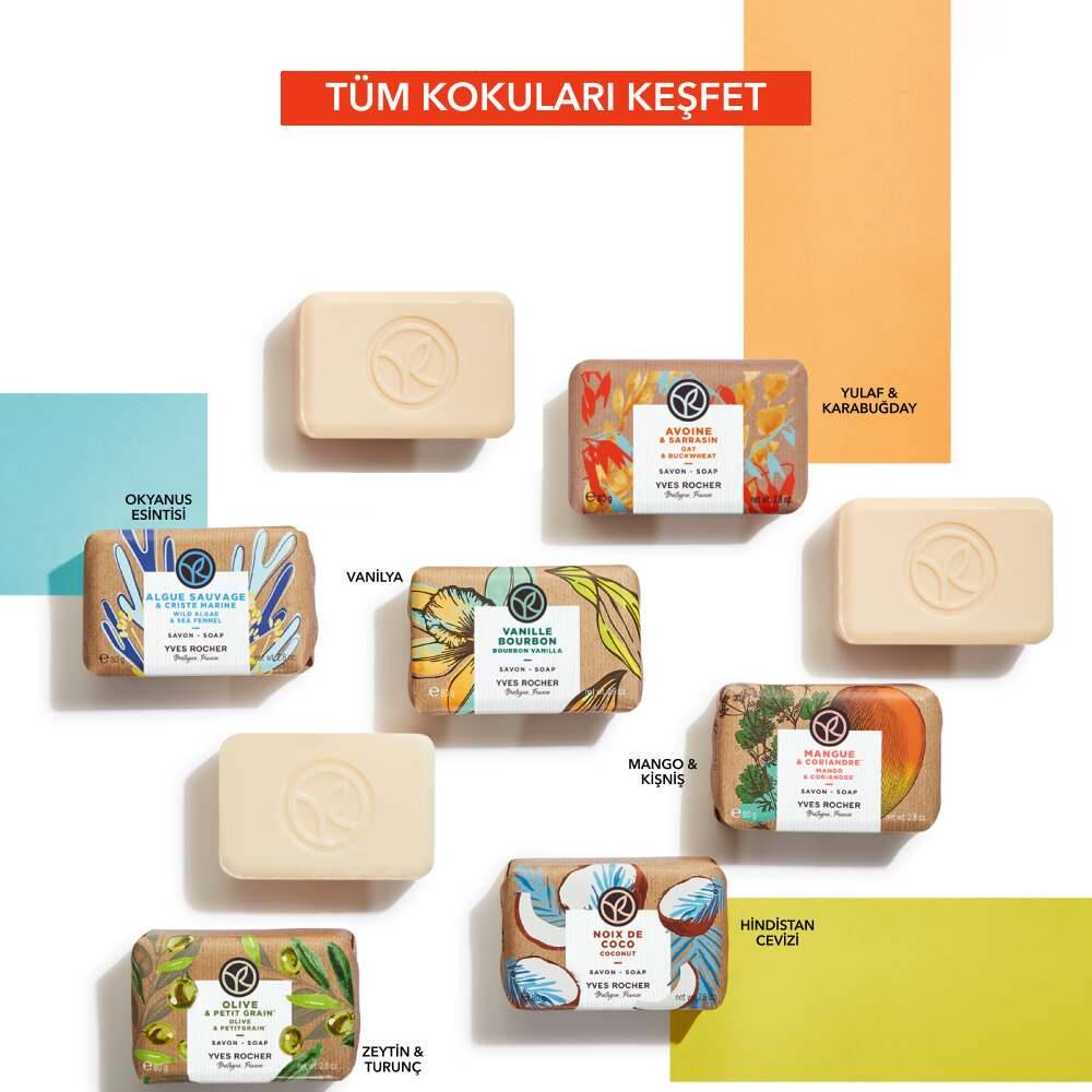 Katı Sabun - Rahatlatıcı Yulaf & Karabuğday -SLS,SLES İçermez-Vegan