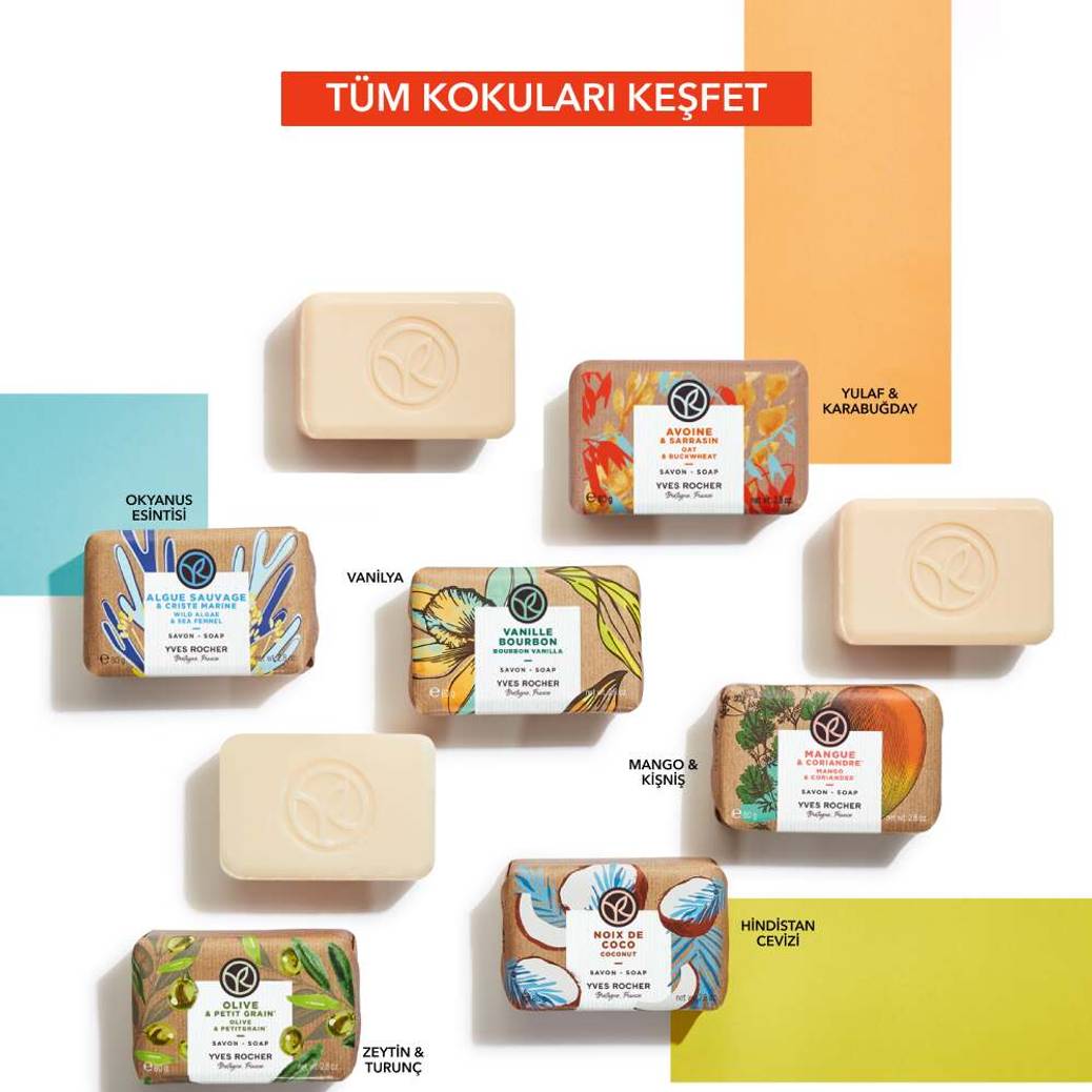 Katı Sabun - Rahatlatıcı Yulaf & Karabuğday -SLS,SLES İçermez-Vegan