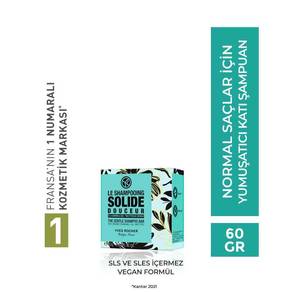 Yumuşatıcı Katı Şampuan - Normal Saçlar / Douceur- SLS,SLES içermez,Tuzsuz, Vegan