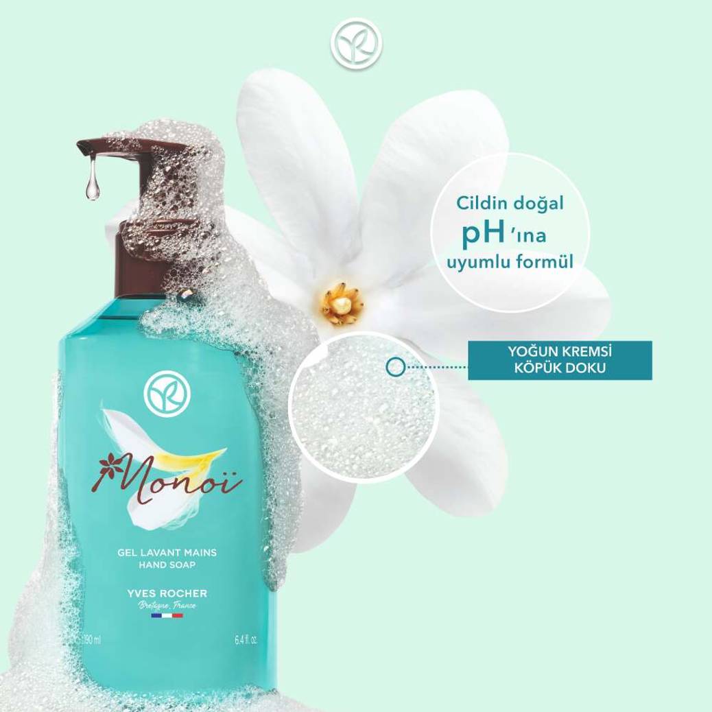 Monoi Nemlendirici Sıvı Sabun-Monoi de Tahiti- SLS, SLES İçermez-Vegan