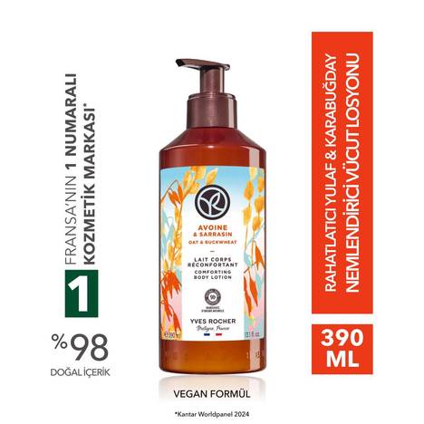 Vücut Losyonu - Nemlendirici Besleyici Rahatlatıcı Yulaf & Karabuğday -Vegan