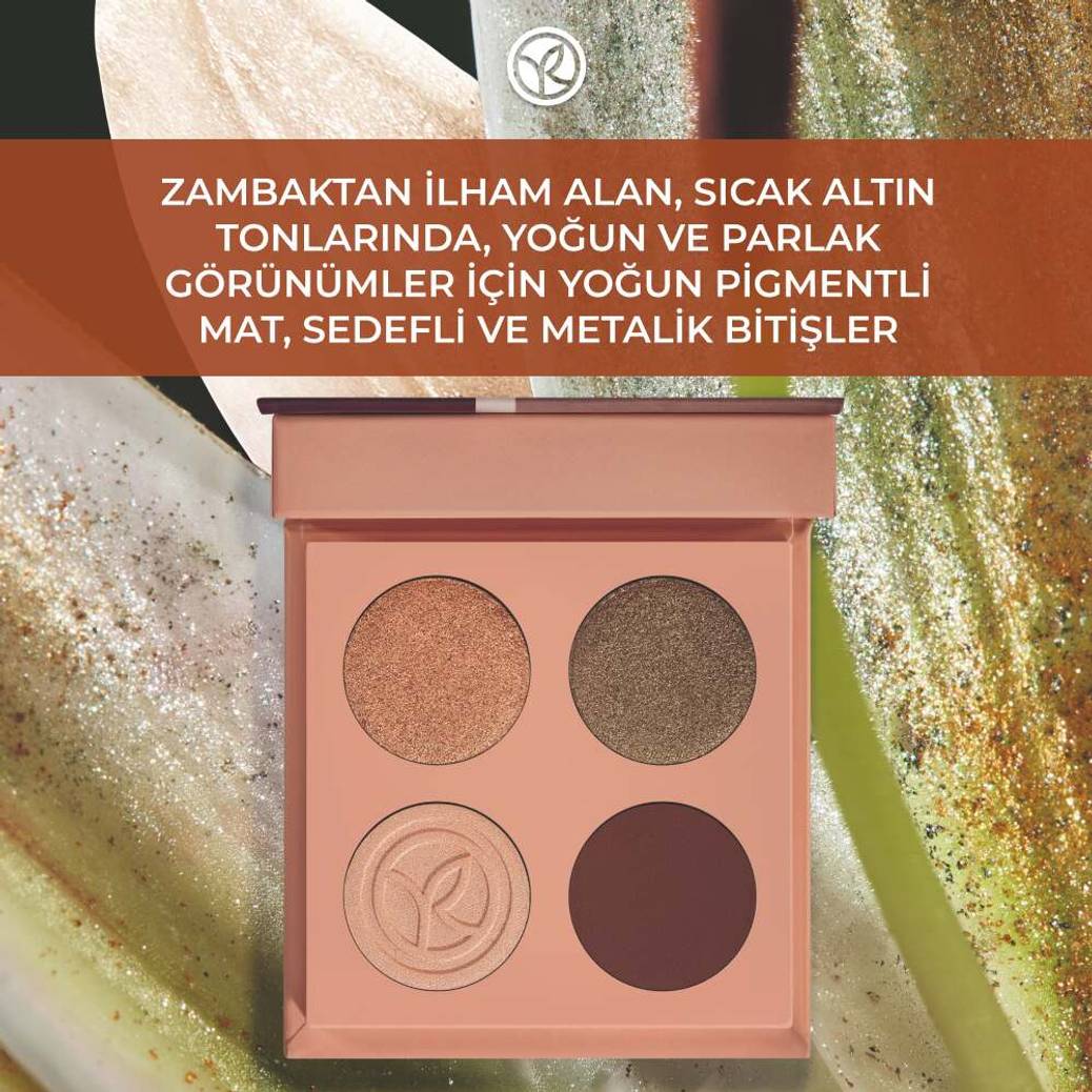 4'lü Far Paleti-E Vitamini-Vegan