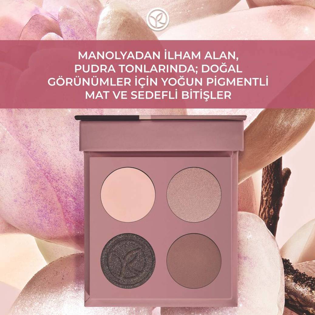 4'lü Far Paleti-E Vitamini-Vegan