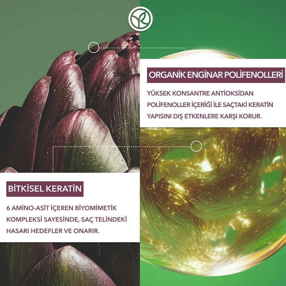 Anında Onarıcı Bitkisel Keratin Likit Bakım - Yıpranmış Saçlar - Vegan