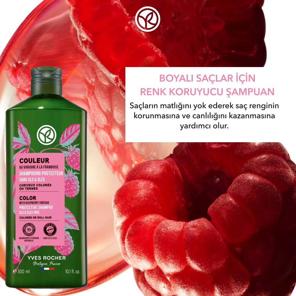 Renk Koruyucu Şampuan - Boyalı Saçlar - SLS,SLES içermez , Vegan