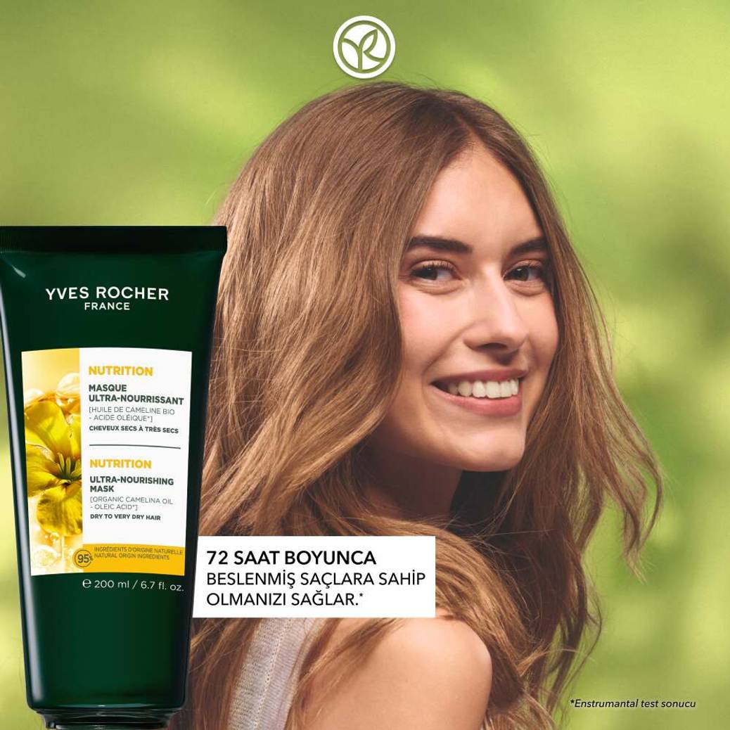 Besleyici Prebiyotik Maske - Kuru ve Çok Kuru Saçlar - Vegan