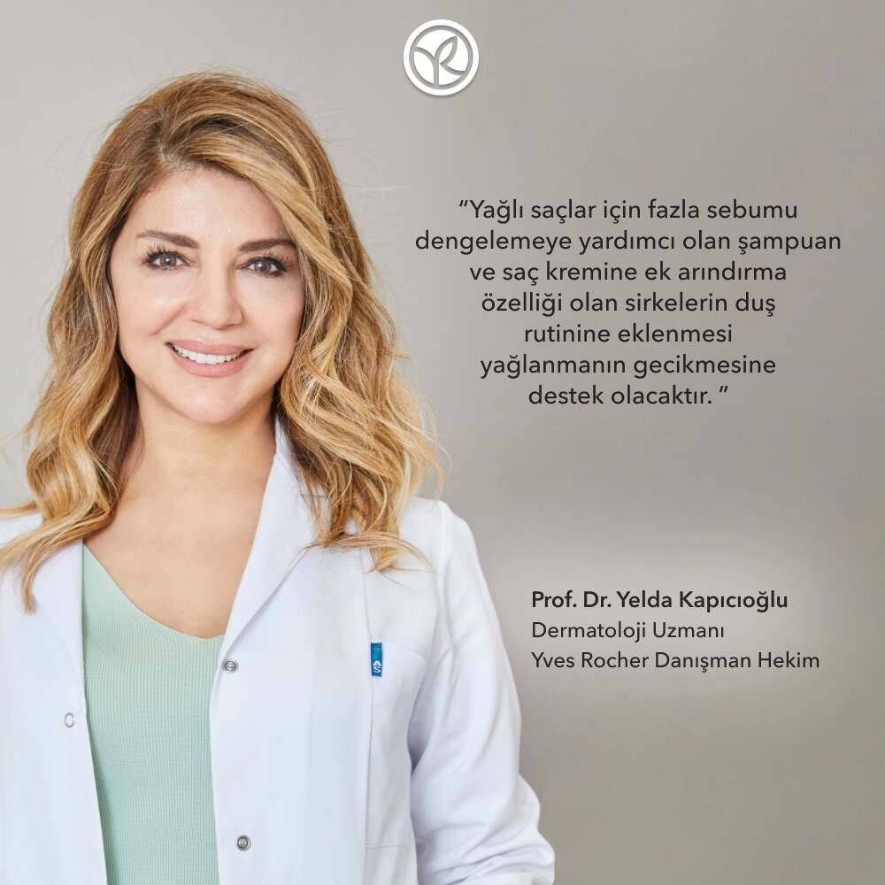 Arındırıcı Asetik Asit Saç Sirkesi ve Toniği - Yağlı Saçlar -Vegan