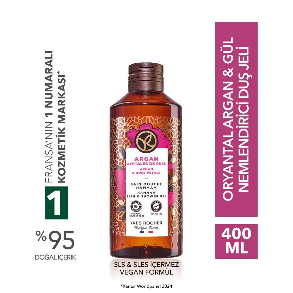 Duş Jeli - Nemlendirici Oryantal Argan ve Gül - SLS,SLES İçermez-Vegan