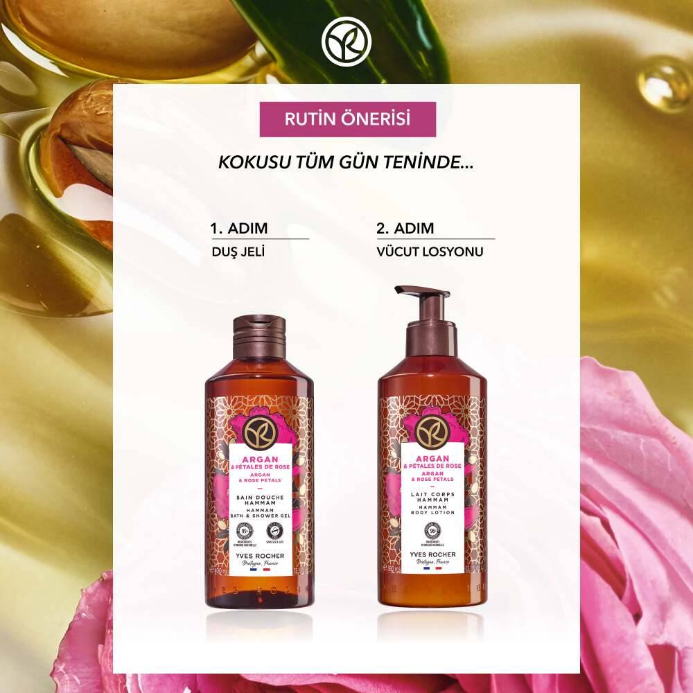 Duş Jeli - Nemlendirici Oryantal Argan ve Gül - SLS,SLES İçermez-Vegan