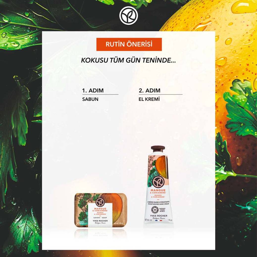 Katı Sabun - Canlandırıcı Mango Kişniş -SLS,SLES İçermez-Vegan