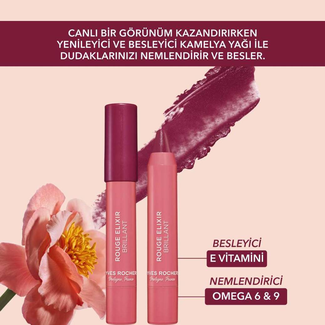 Nemlendirici Parlak Kalem Ruj - E Vitamini- Vegan