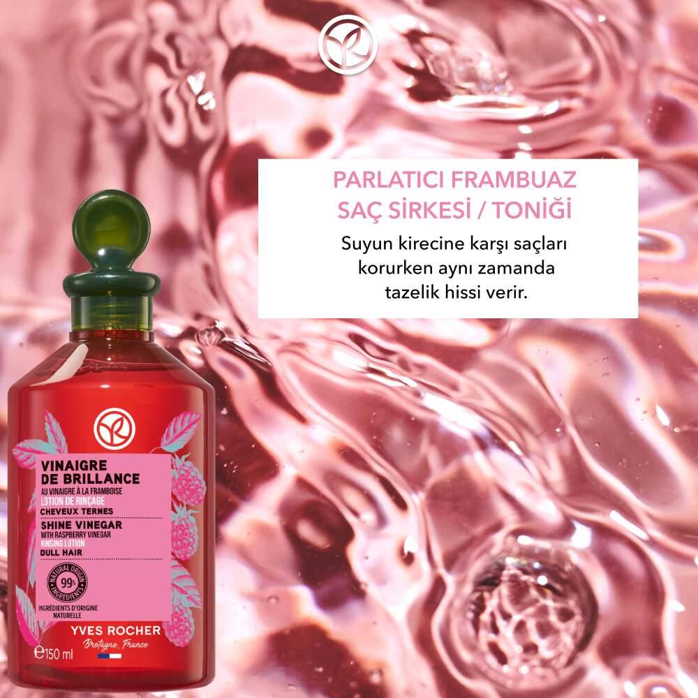 Parlatıcı Frambuaz Saç Sirkesi / Toniği - Normal Saçlar - Vegan