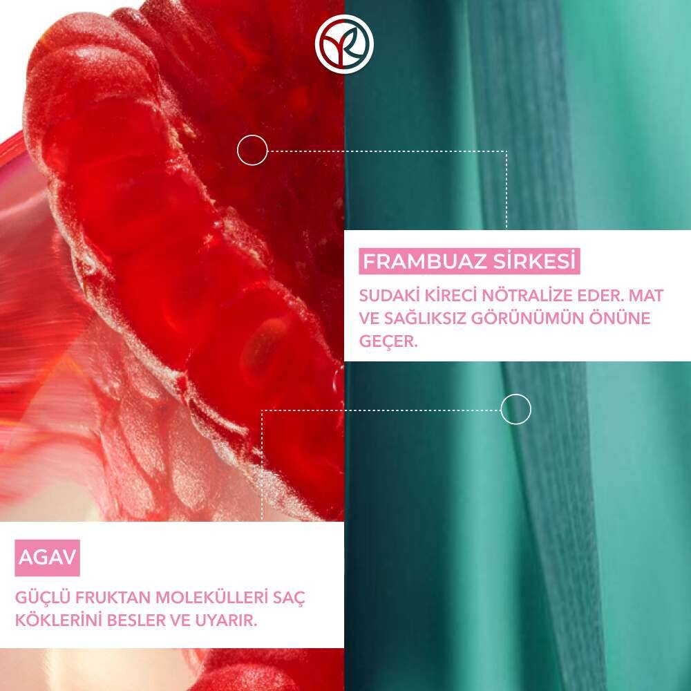 Parlatıcı Frambuaz Saç Sirkesi / Toniği - Normal Saçlar - Vegan