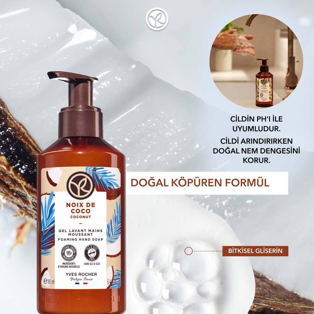 Sıvı Sabun- Tropikal Hindistan Cevizi - SLS,SLES İçermez-Vegan