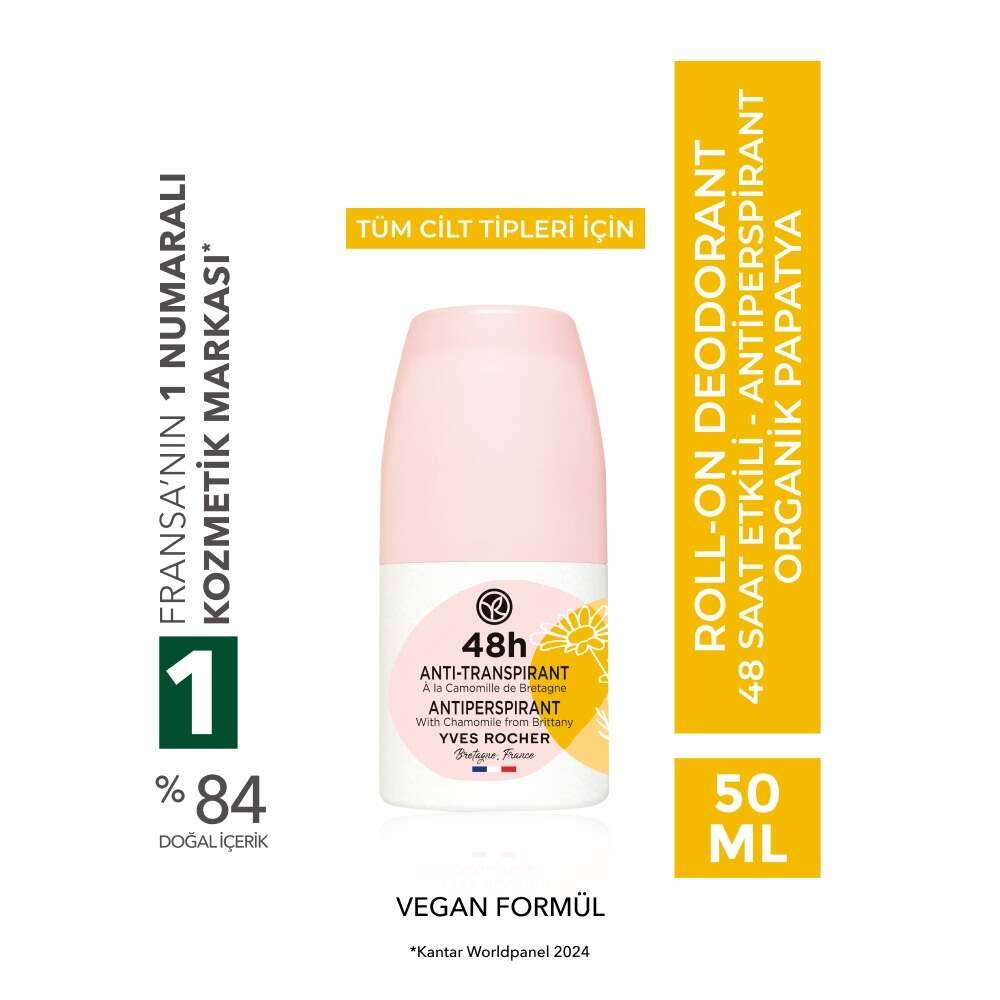 Roll-on Antiperspirant Deodorant - Papatya
