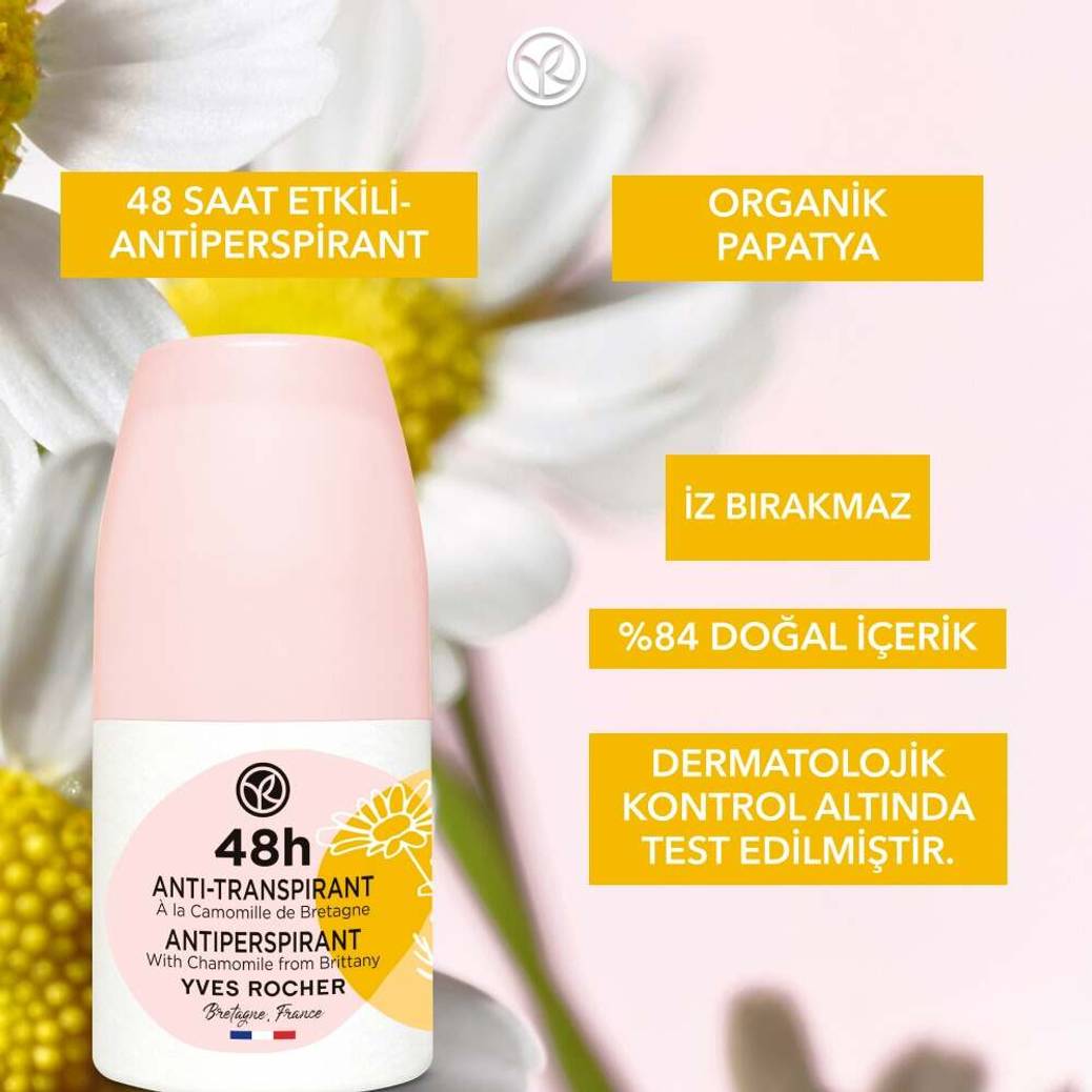 Roll-on Antiperspirant Deodorant - Papatya