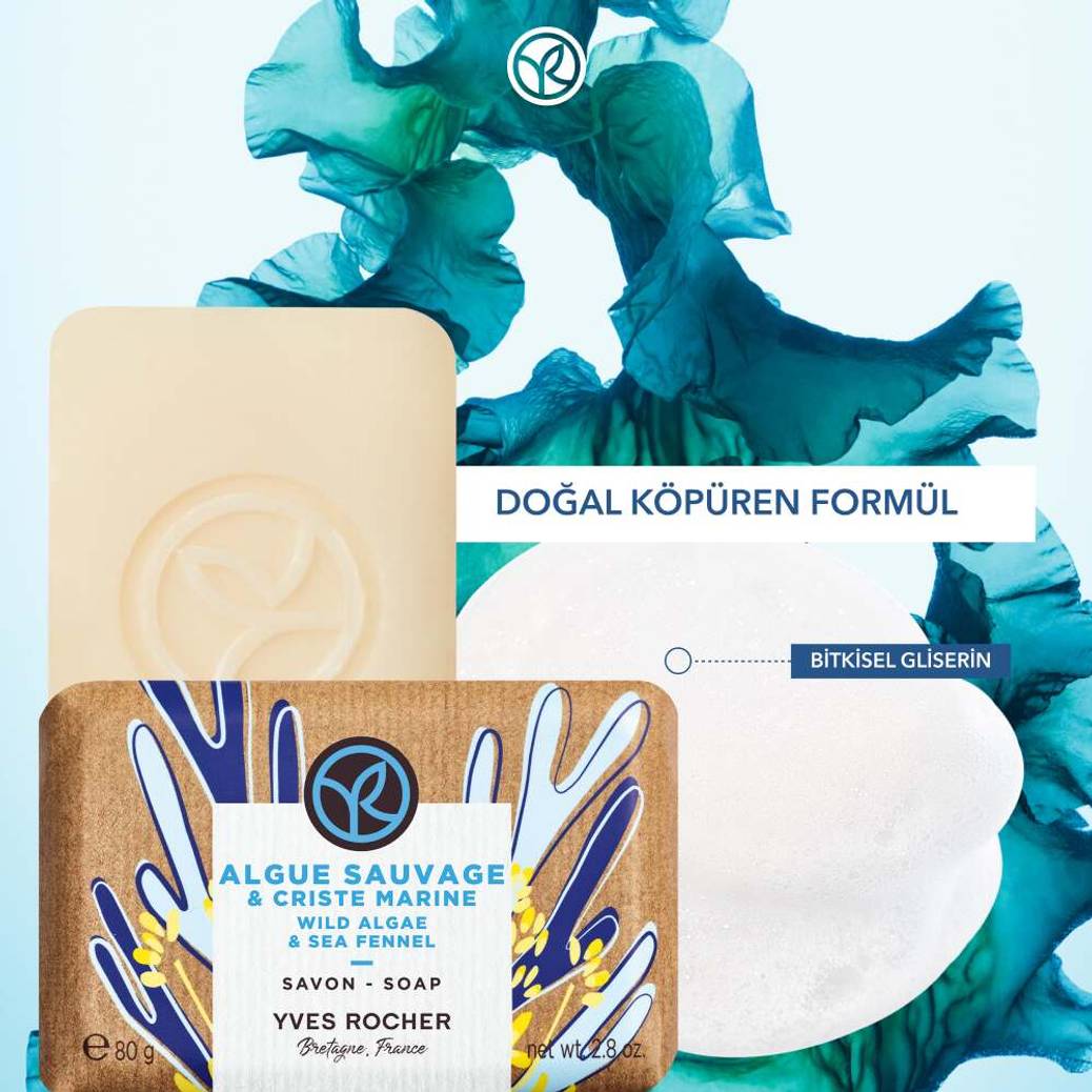 Katı Sabun - Serinletici Okyanus Esintisi -SLS,SLES İçermez-Vegan