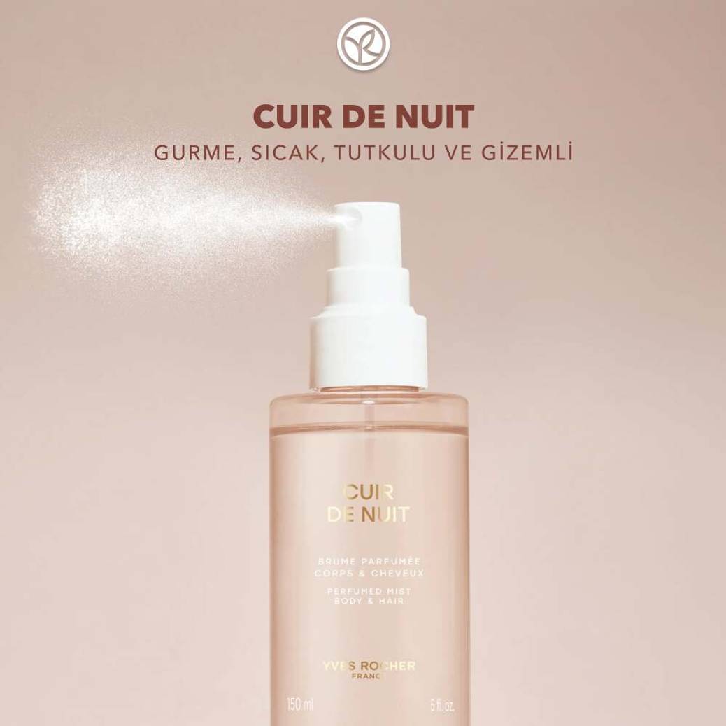 Parfümlü Saç ve Vücut Spreyi-Cuir de Nuit
